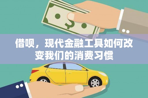 昌平借呗，现代金融工具如何改变我们的消费习惯