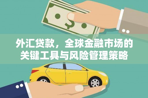 昌平外汇贷款，全球金融市场的关键工具与风险管理策略