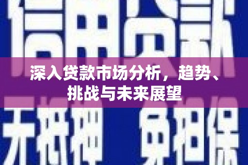 昌平深入贷款市场分析，趋势、挑战与未来展望