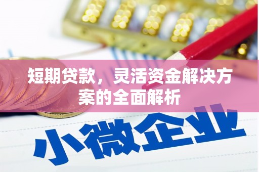 昌平短期贷款，灵活资金解决方案的全面解析